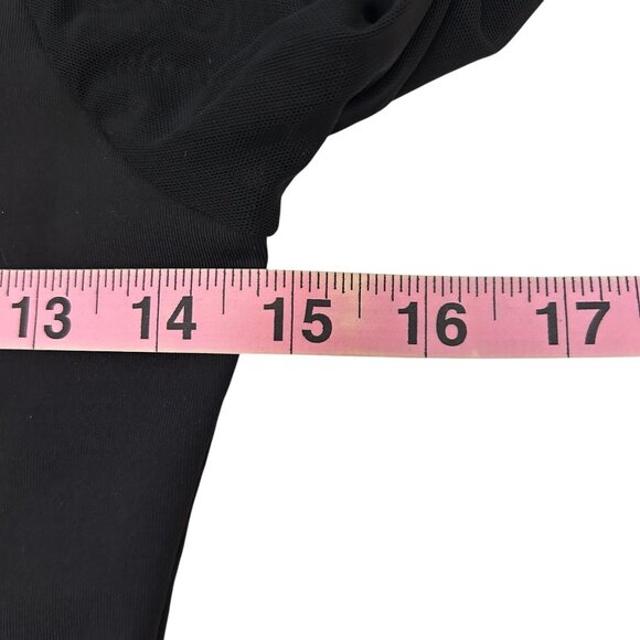 LISA MCKINNON Long Sleeve Top Sheer Sleeves Small - Picture 5 of 8